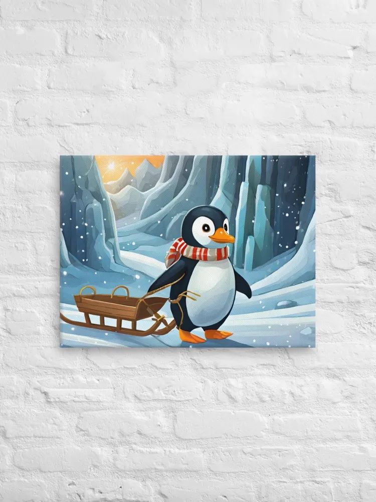 Winter Wonderland Penguin Canvas product image (5)