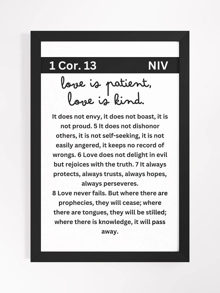 Love is patient, love is kind product image (2)