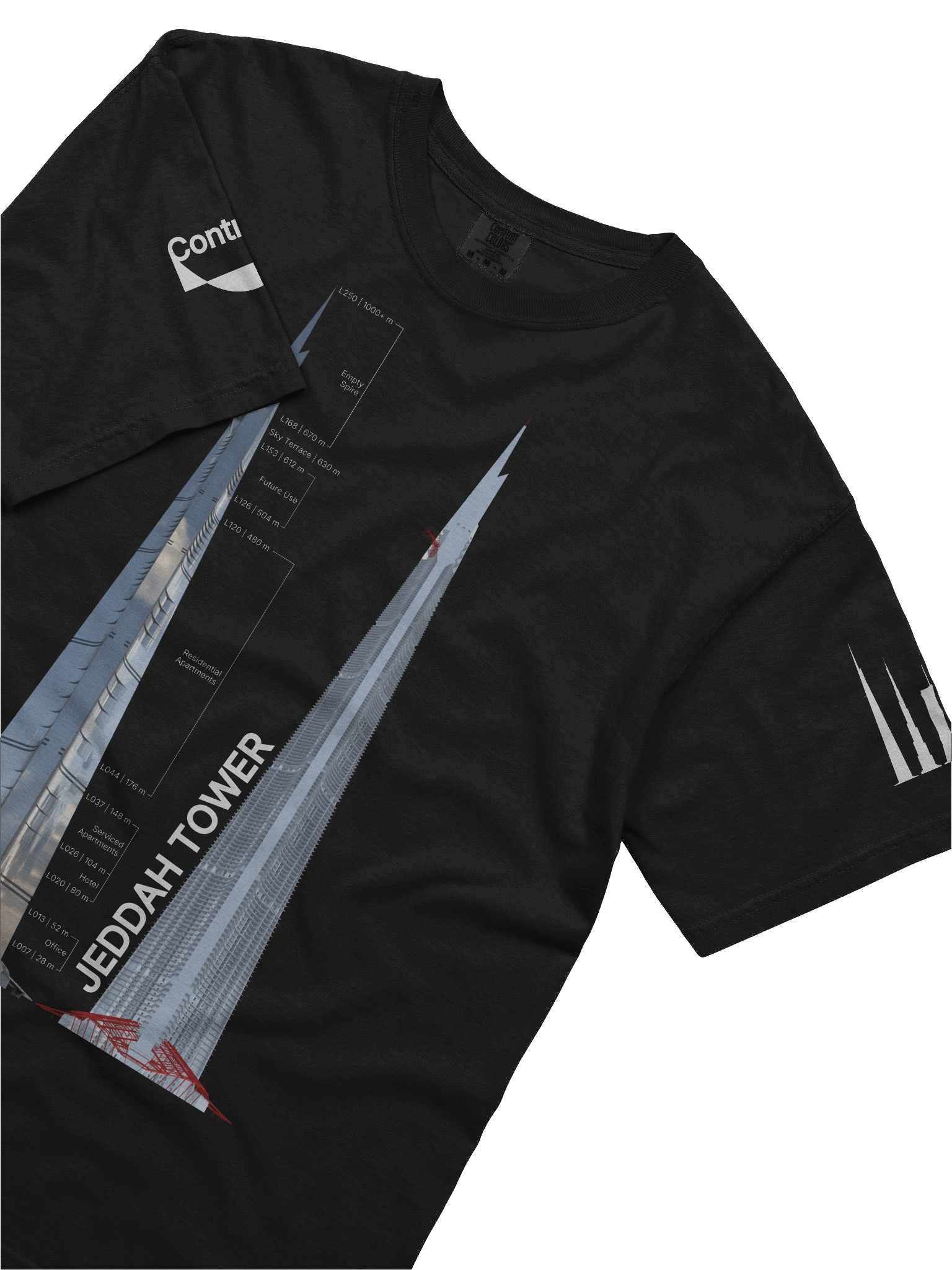 Jeddah Tower T-Shirt (Black) product image (3)