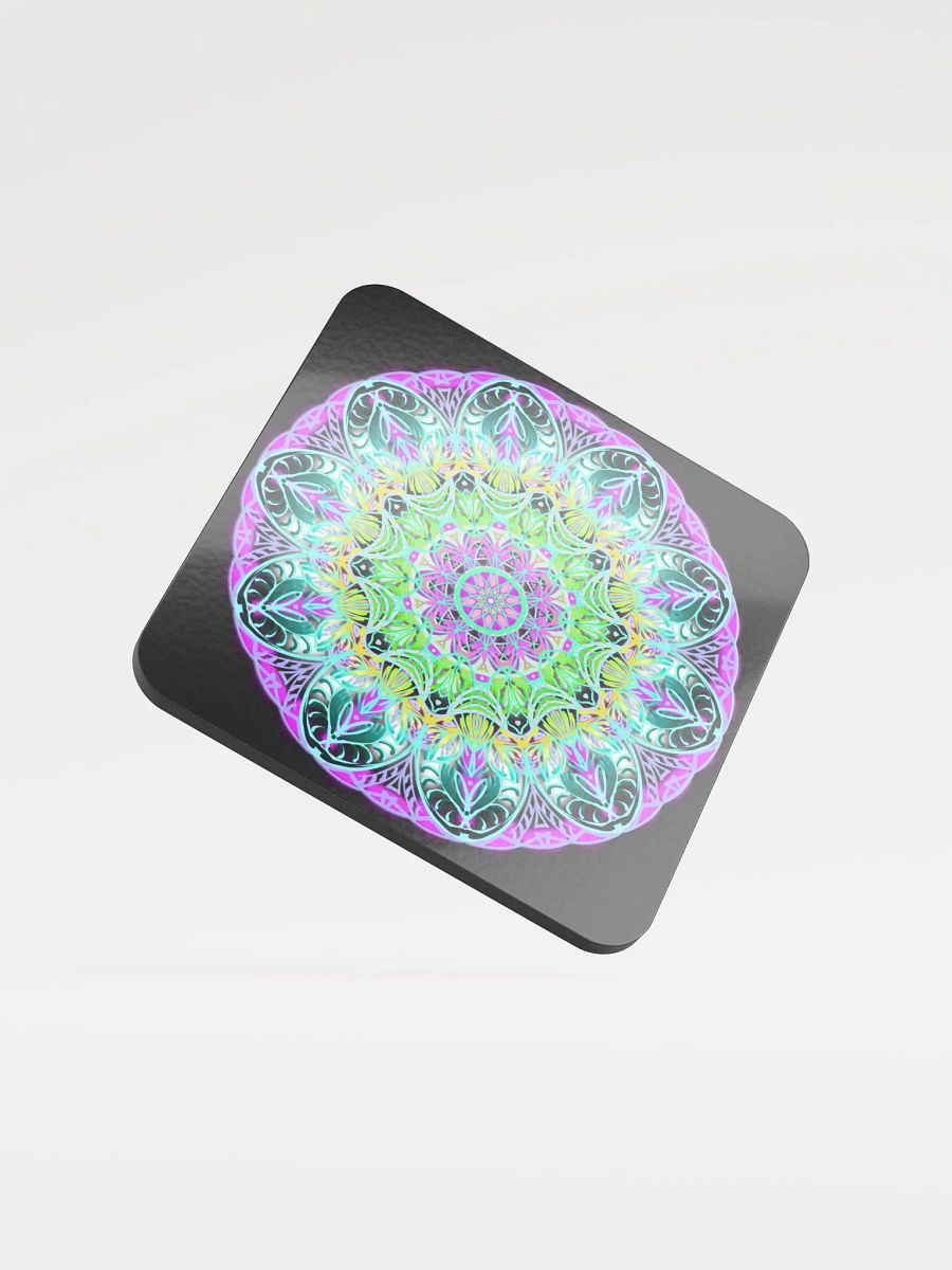 Neon Mandala Dream Coaster product image (1)