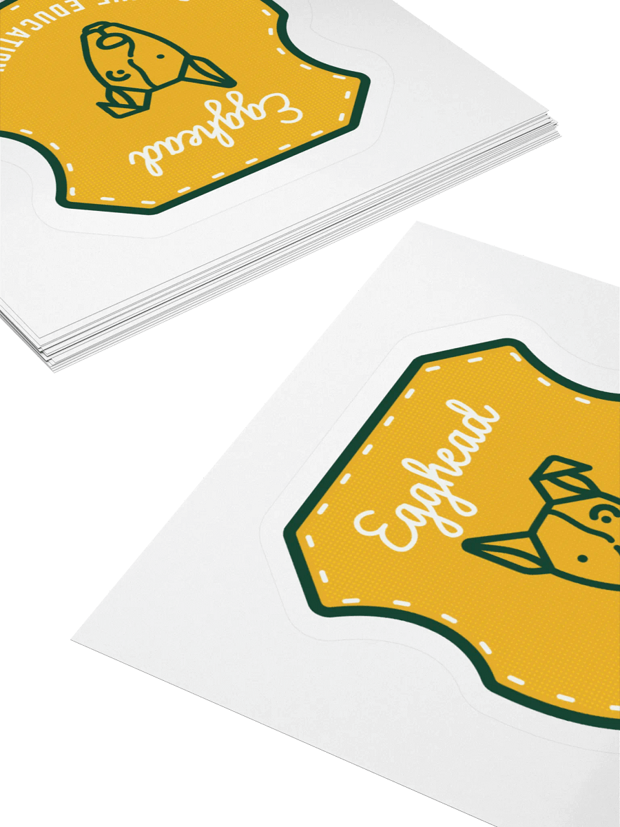 Egghead Logo Sticker product image (11)
