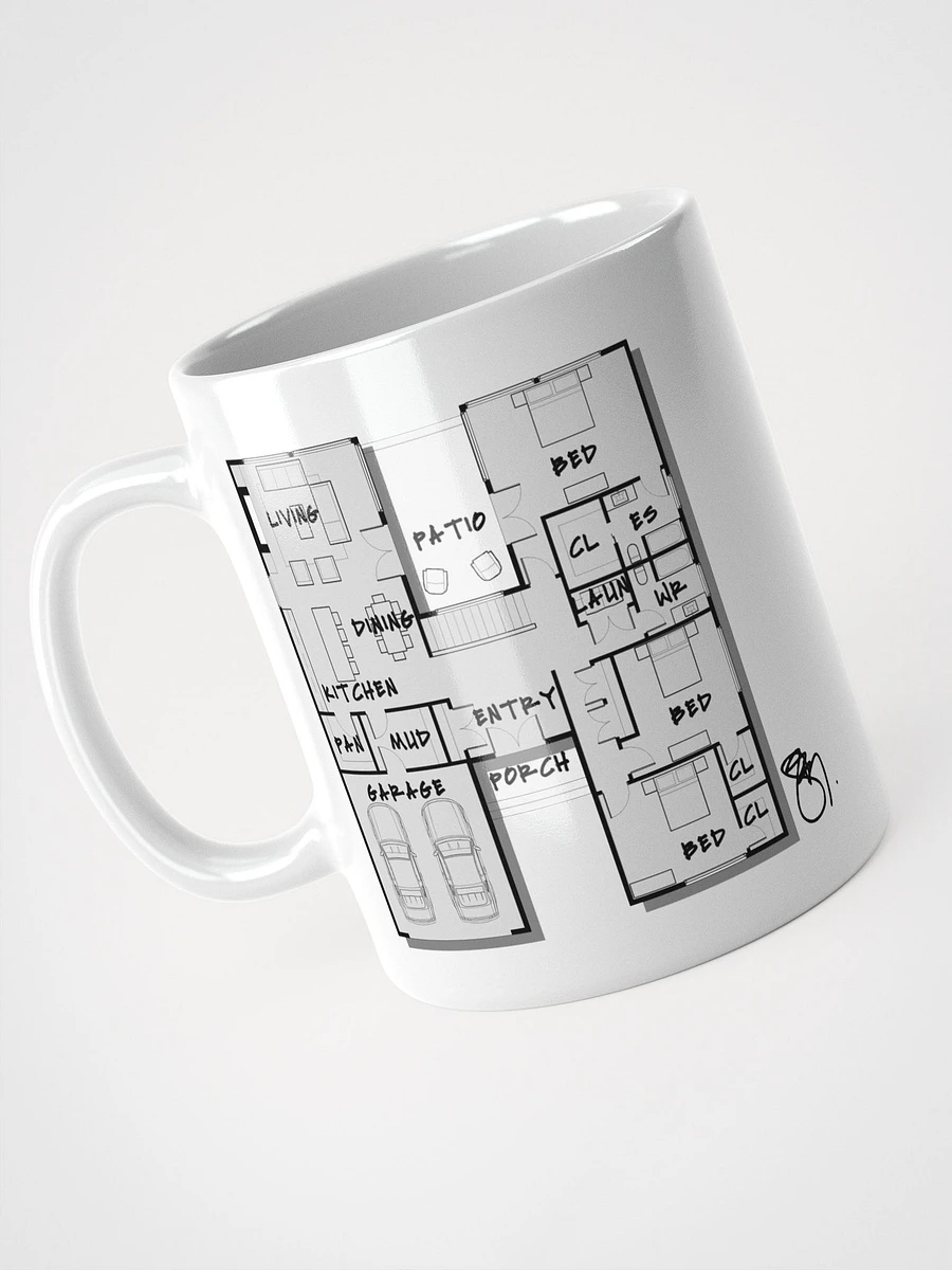 Alphabet Floor Plan Mug - H product image (2)