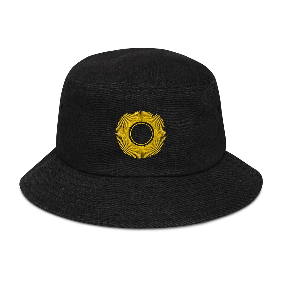 Denim Sunflower Seeds Bucket Hat product image (1)