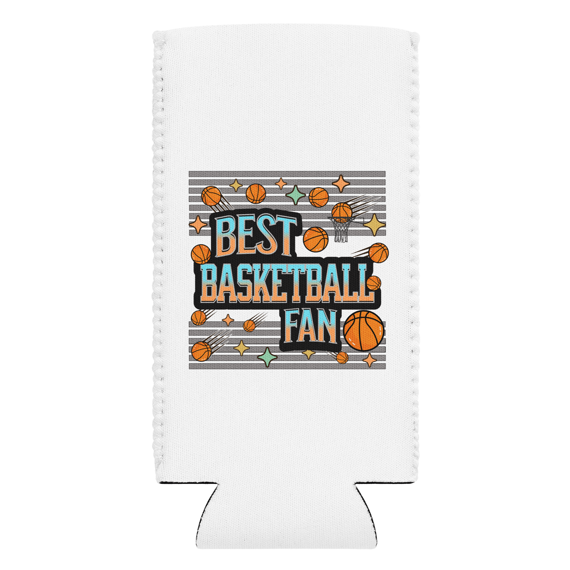 Best Basketball Fan Swish Coozie Can Cooler product image (1)