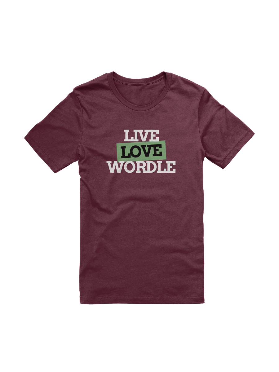 Live Love Wordle T-Shirt product image (7)