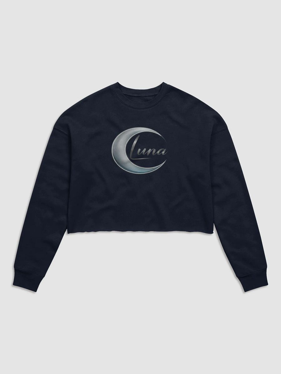 Luna Women's Fleece Crop Sweatshirt - Cozy and Stylish product image (3)