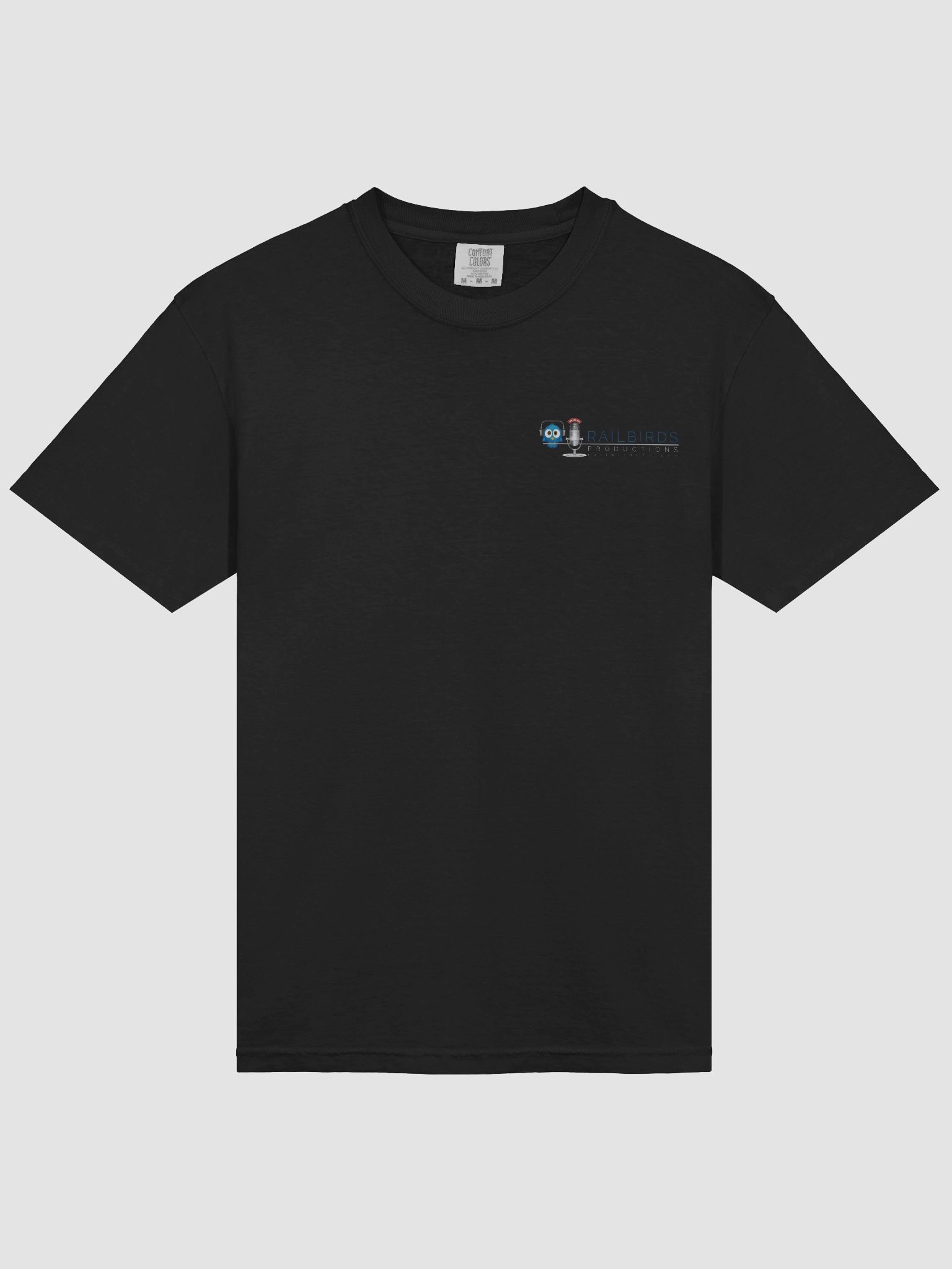 Unisex Black Railbirds Heavyweight Tee product image (3)