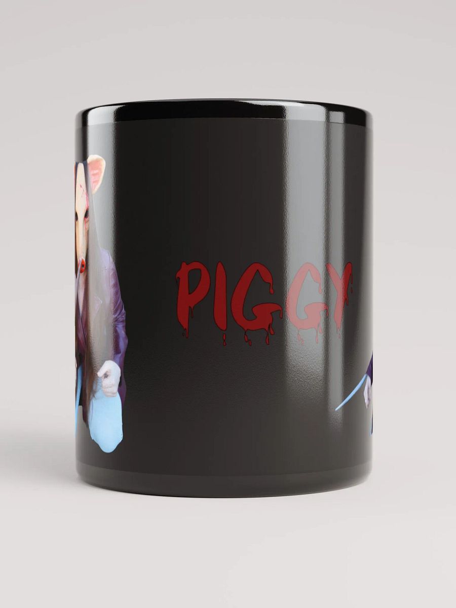 Piggy Black Mug product image (3)