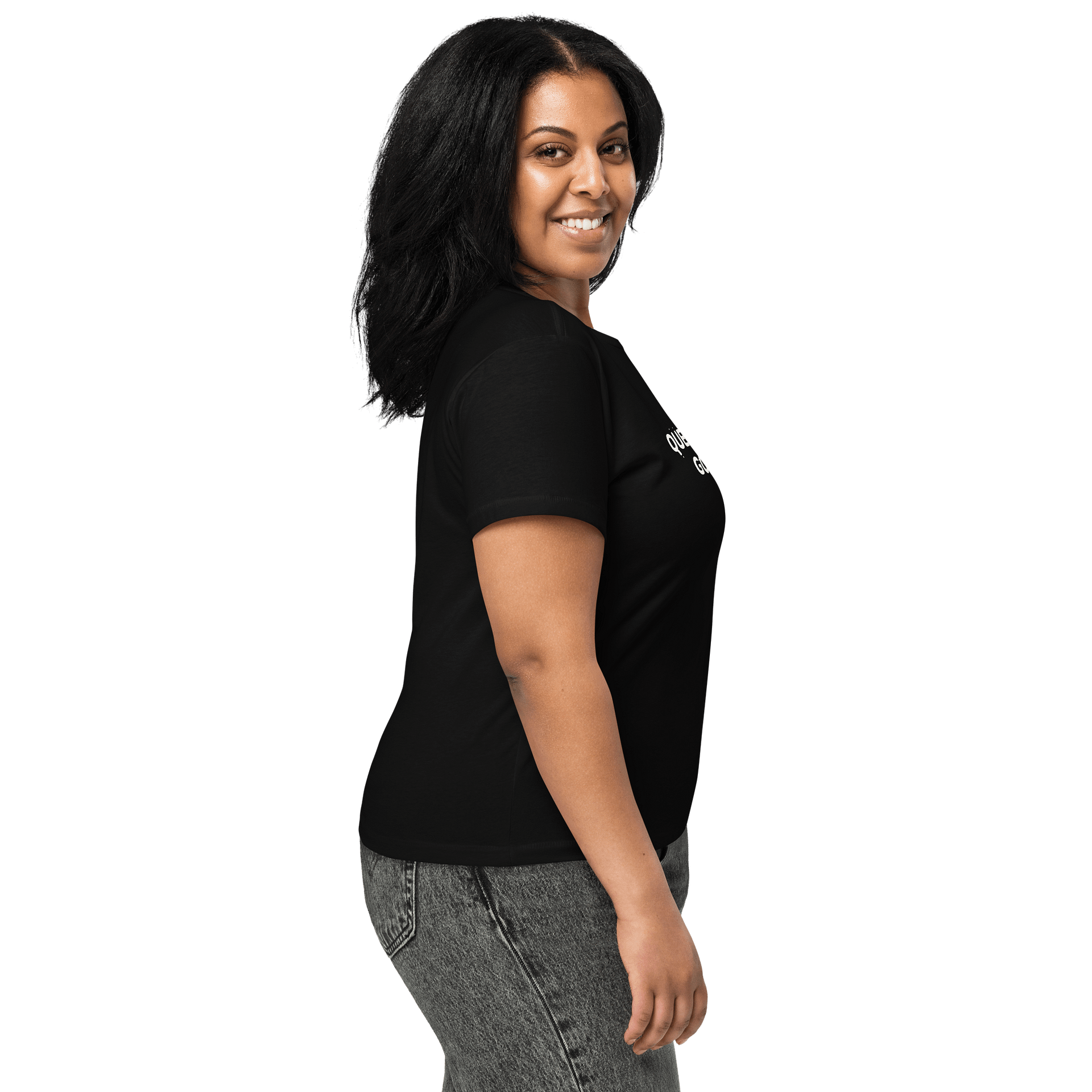 Queer Without God's Fear High-Waisted T-Shirt product image (8)