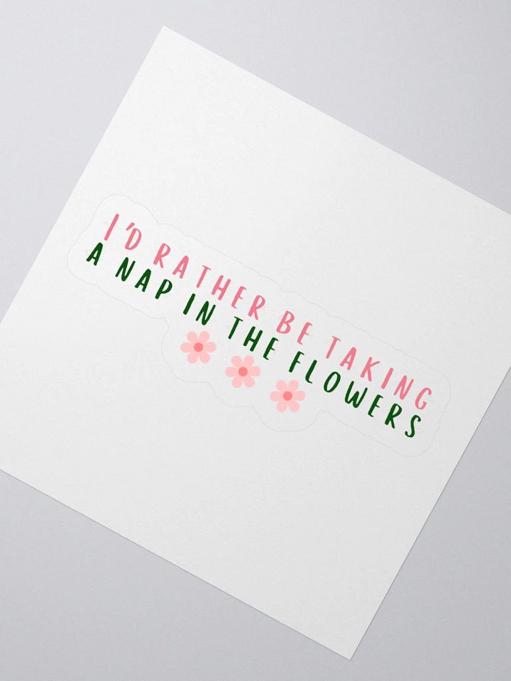 Flower Nap Sticker product image (2)