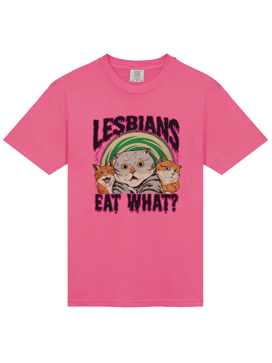 Funny 'LESBIANS EAT WHAT?' T-Shirt product image (84)