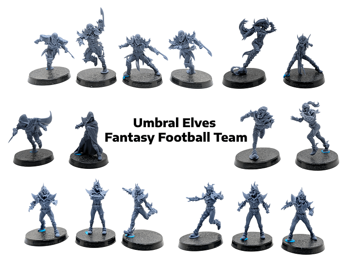 Umbral Elves Fantasy Football Team - Brutefun Miniatures product image (1)