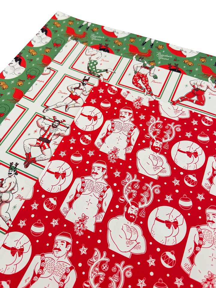 Reindeer Gains Giftwrap Set product image (2)