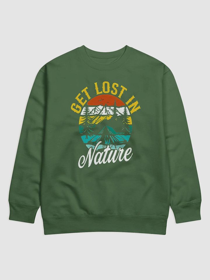 Get Lost in Nature - Retro Adventure Design with Scenic Landscape product image (2)