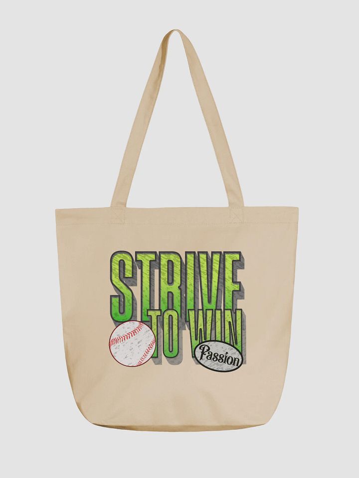 Strive To Win Baseball Passion for the Game Tote Bag product image (5)