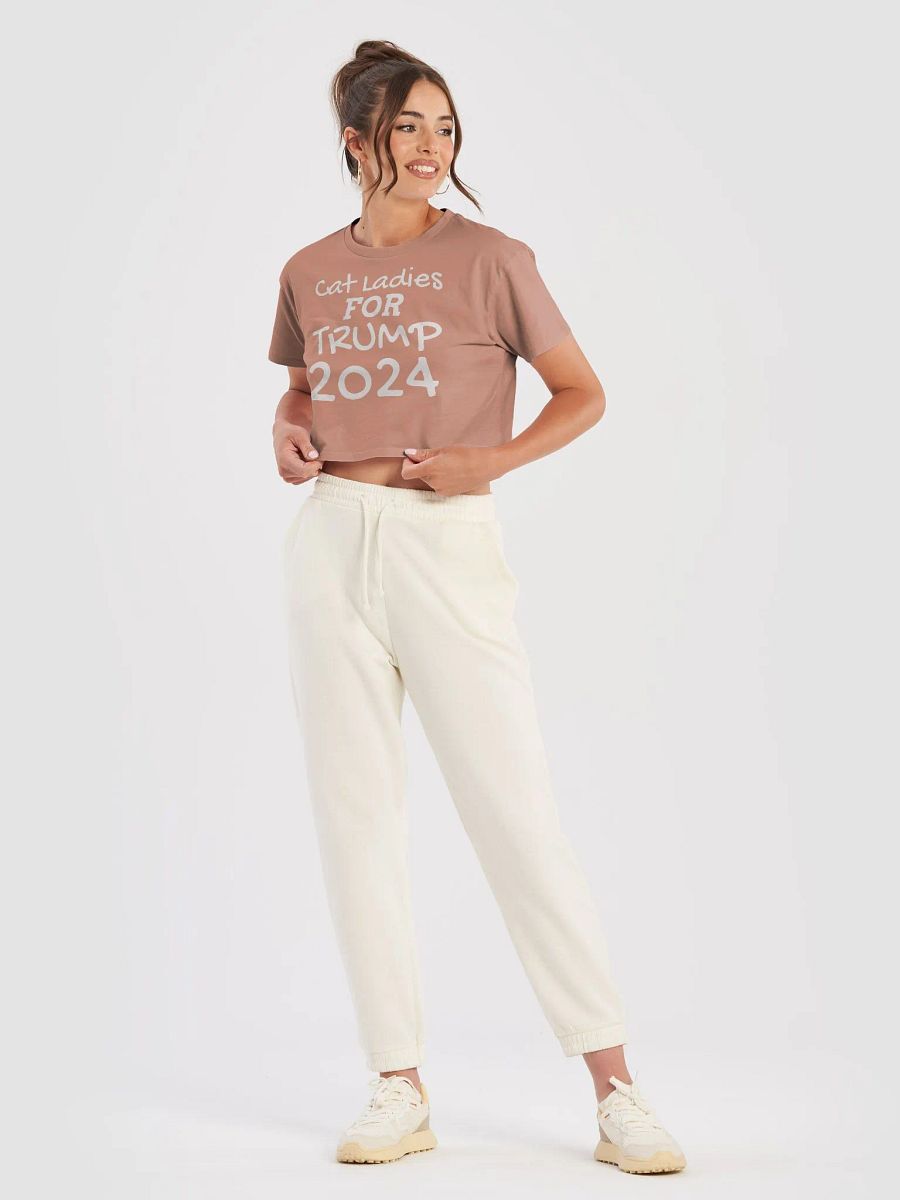 Cat Ladies FOR TRUMP 2024 Women's Premium Crop Top product image (2)