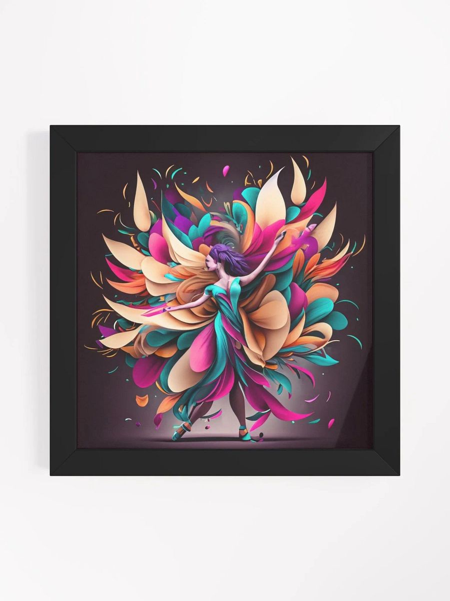 Framed High-Quality Matte Poster: Capturing the Joy of Dance product image (4)