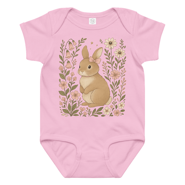 Whimsical Bunny Baby Bodysuit product image (1)