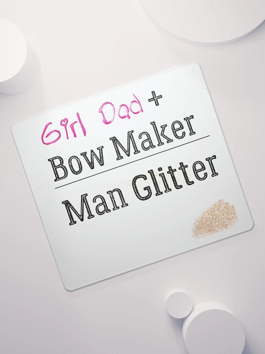 Man Glitter 1 Mouse Pad product image (7)