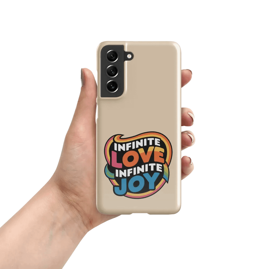 Infinite Love Infinite Joy Snap Case for Samsung (Champagne) product image (7)