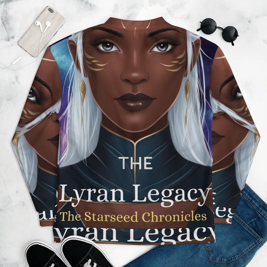 Lyran Legacy Lightweight Bomber Jacket: Embrace Cosmic Power product image (9)