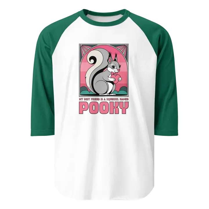 Pooky the Squirrel's Best Friend Raglan Tee product image (1)