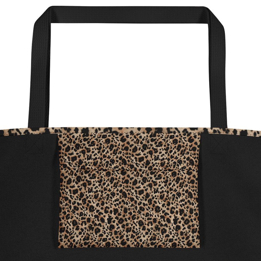 Brown Leopard Pattern Tote Bag product image (2)