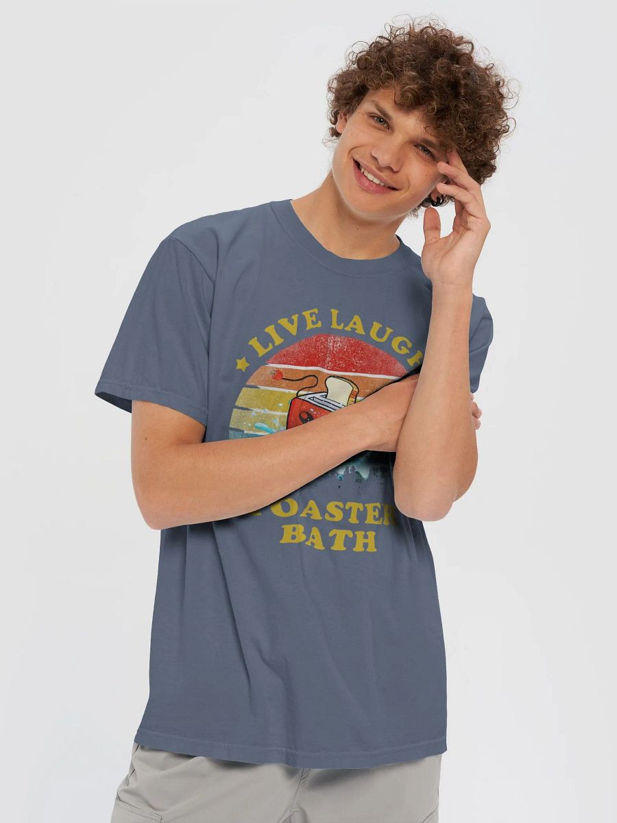 Live, Laugh, Toaster Bath - Dark Humor for the Brave of Heart Men's Tee product image (5)