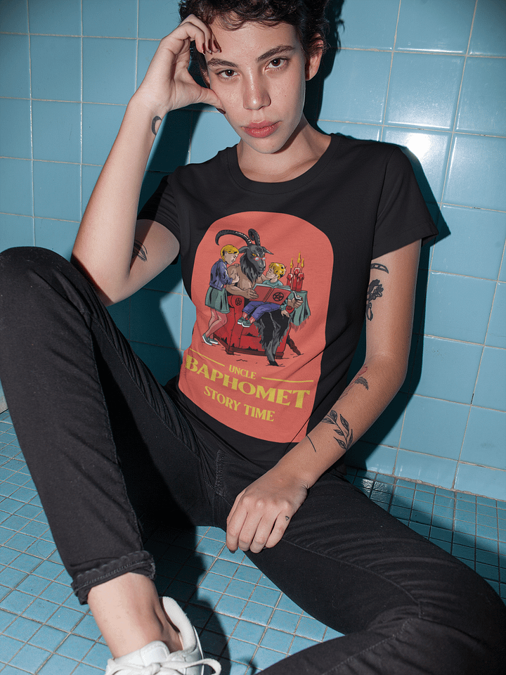 Uncle Baphomet Story Time - Women's T-Shirt product image (1)