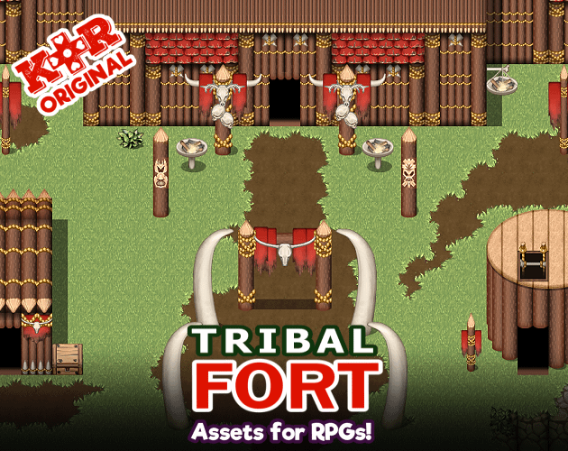 KR Tribal Fort Tileset for RPGs product image (1)
