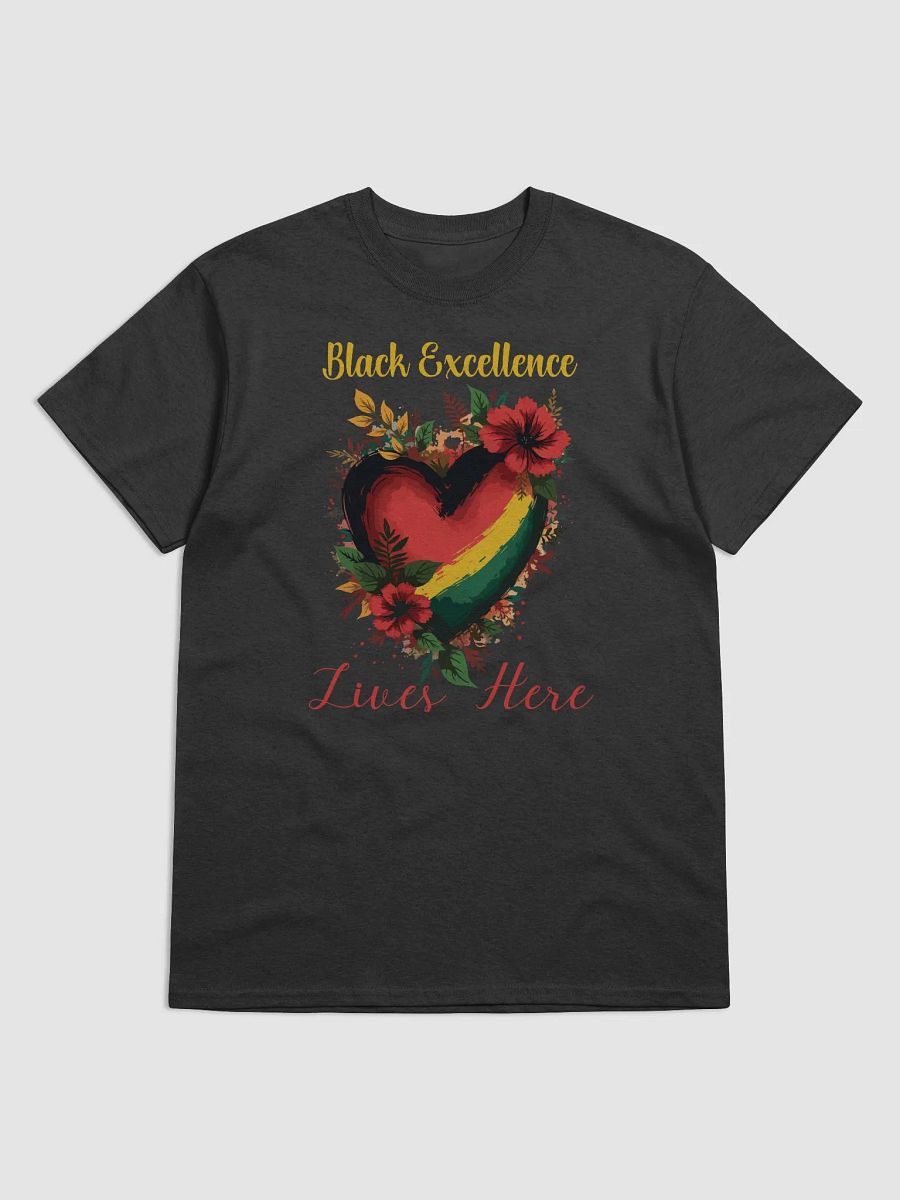 Black Excellence Lives Here T-Shirt product image (8)