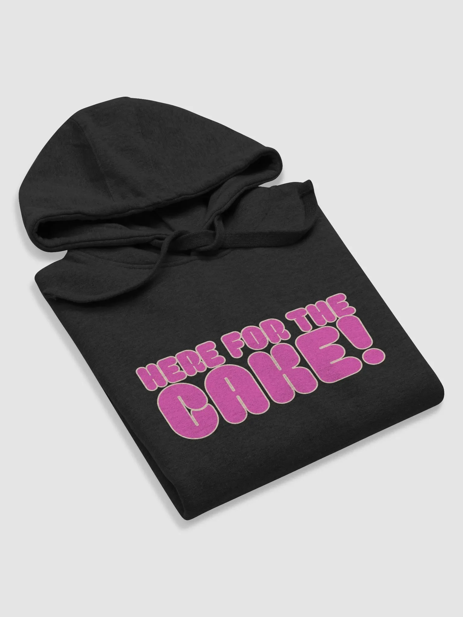 'HERE FOR THE CAKE!' Text Hoodie product image (18)