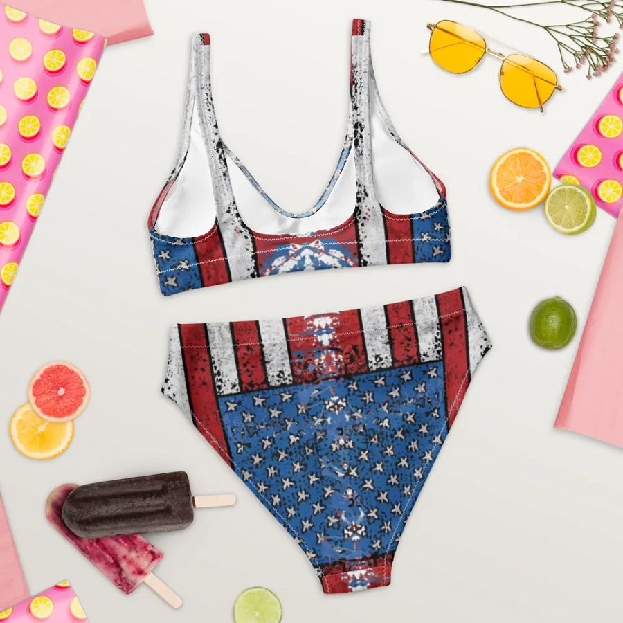 Stars and Stripes Splatter bikini product image (8)