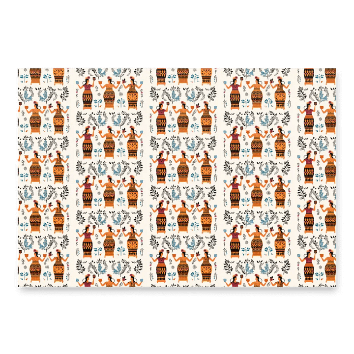 Daughters of the Olive Grove – Wrapping Paper product image (2)
