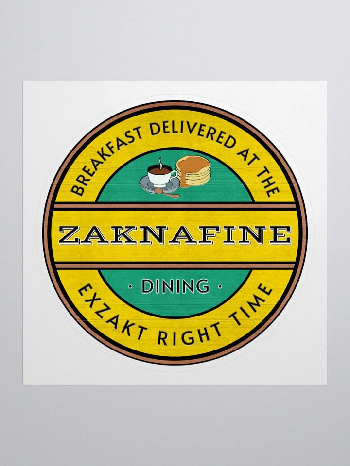 Zaknafine Dining Sticker product image (1)