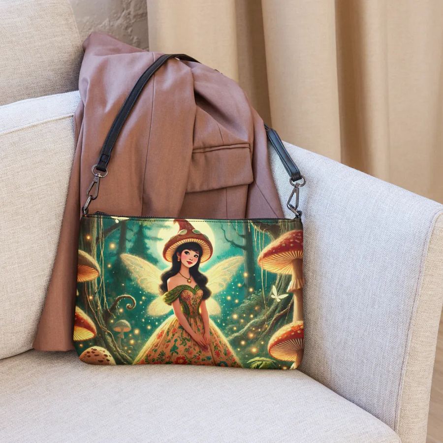Mushroom Fairy All-Over Print Crossbody Bag product image (6)