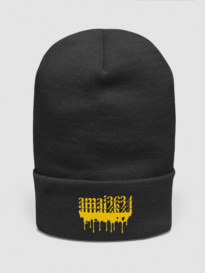 Amai2624 Wax Drip Embroidered Beanie product image (4)
