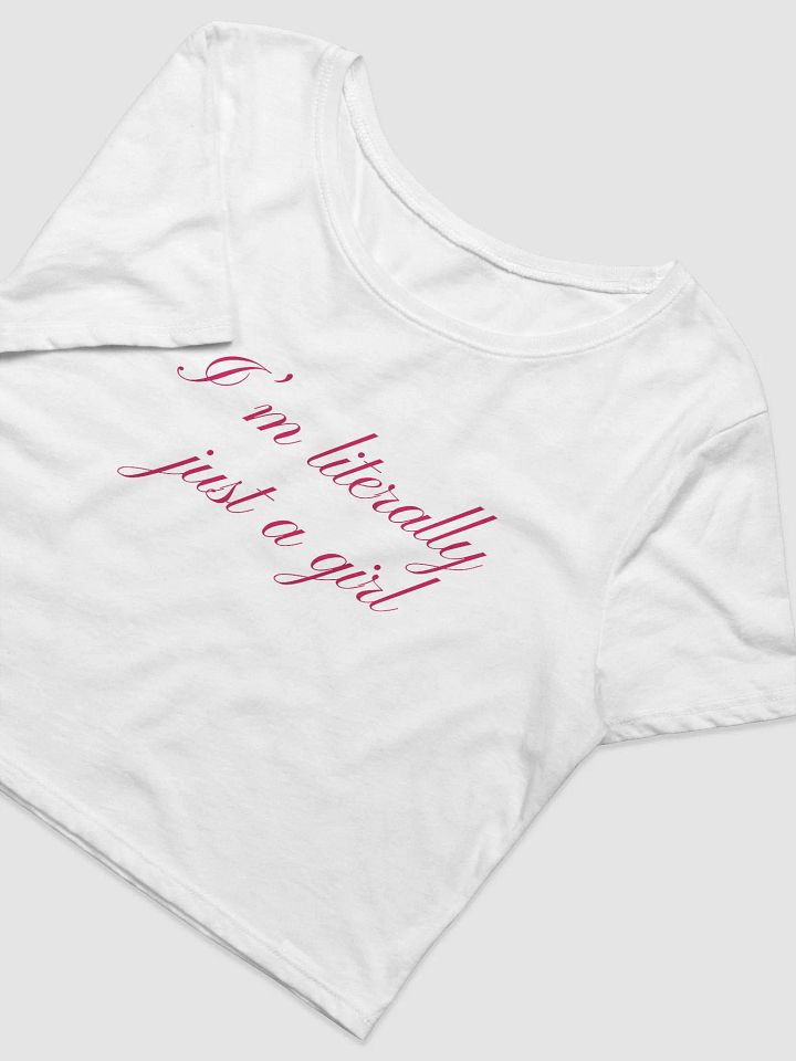 Just a Girl Baby Tee product image (2)