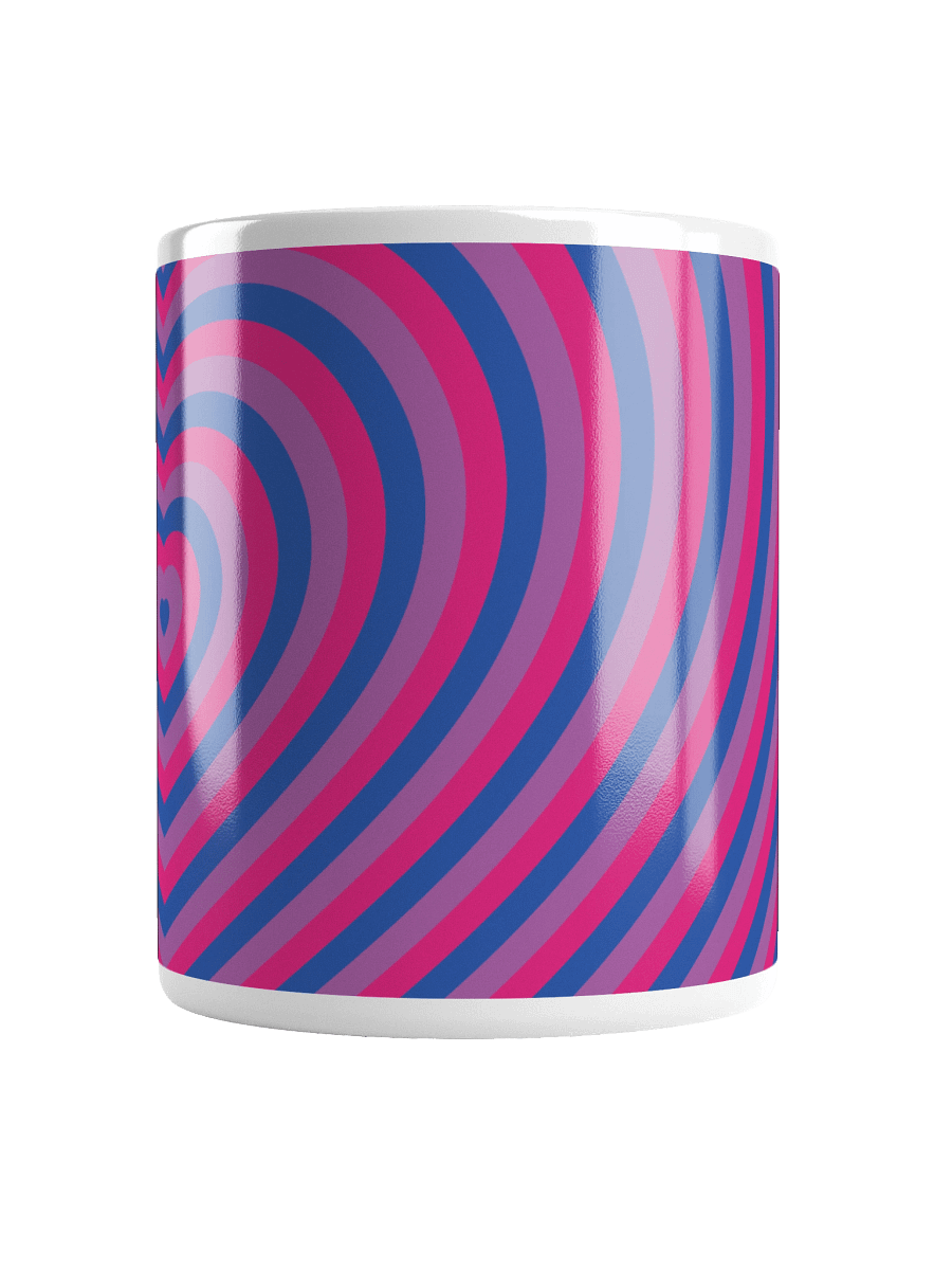 Bisexual Pride Hearts Mug (Right-handed) product image (6)