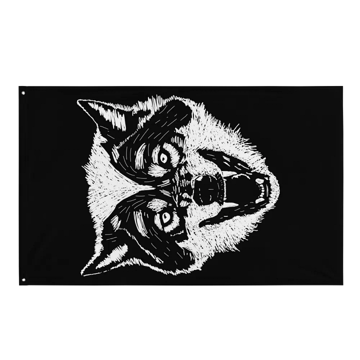 Wolf hanging flag product image (1)