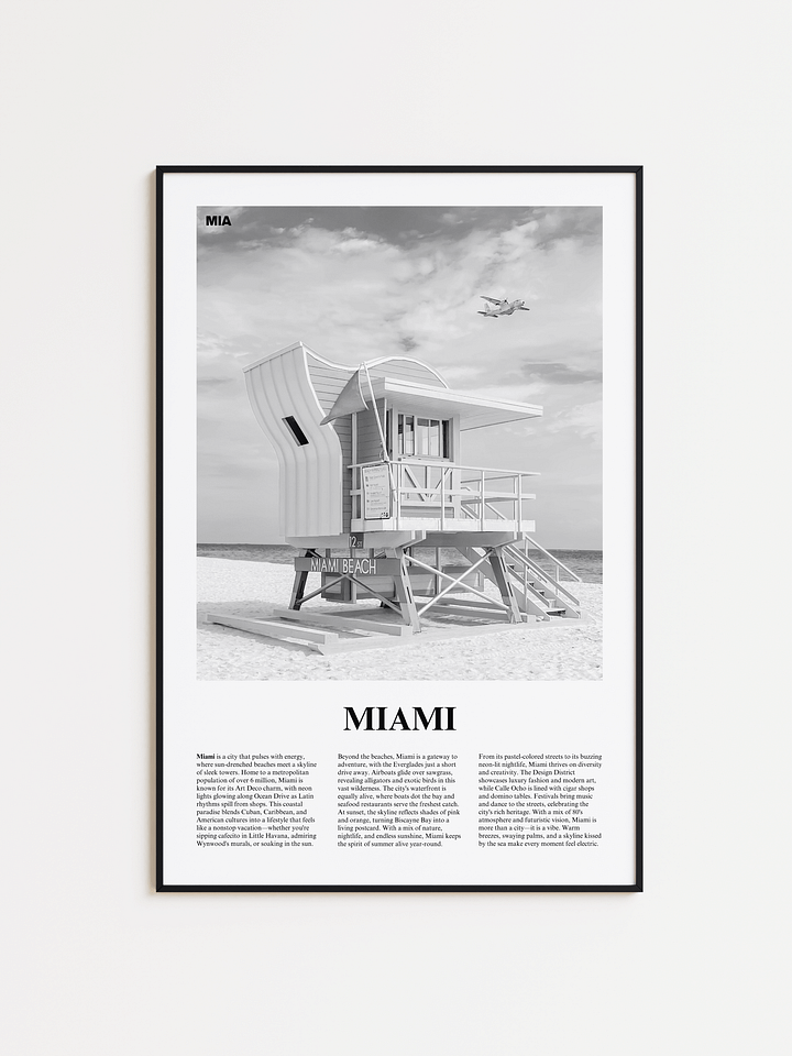 Miami 03 Newspaper Poster product image (1)