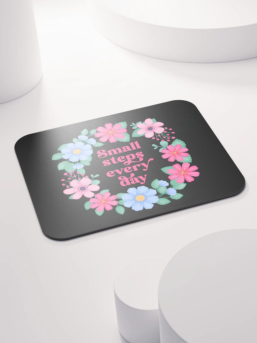 Small steps every day - Mouse Pad Black product image (4)