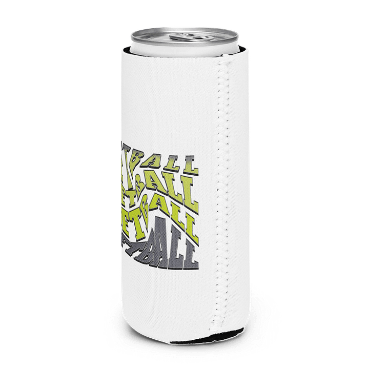 Swirl Softball Playful Coozie Can Cooler product image (2)