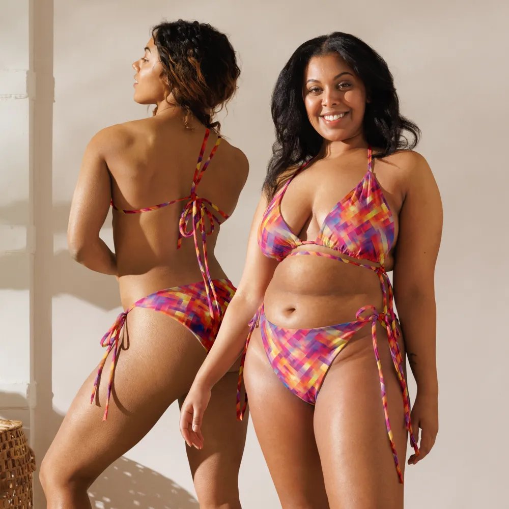 Vibrant Geometric Movement Bikini Set product image (10)