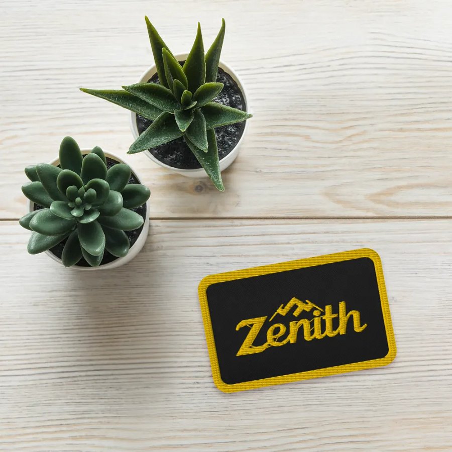 Exclusive ZENITH Embroidered Patches - Black & White Designs product image (5)
