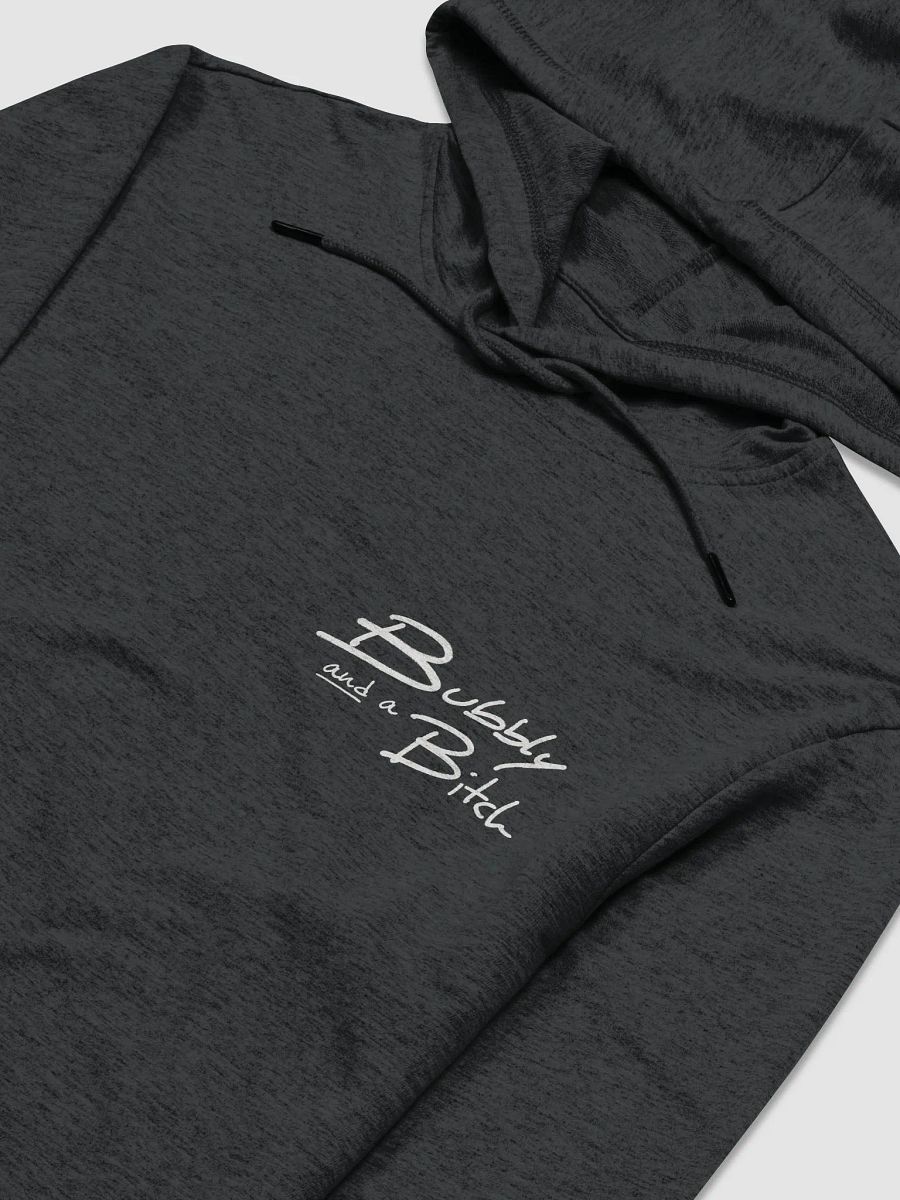 Bubbly and a B*tch (sm. white design) printed lightweight hoodie product image (1)