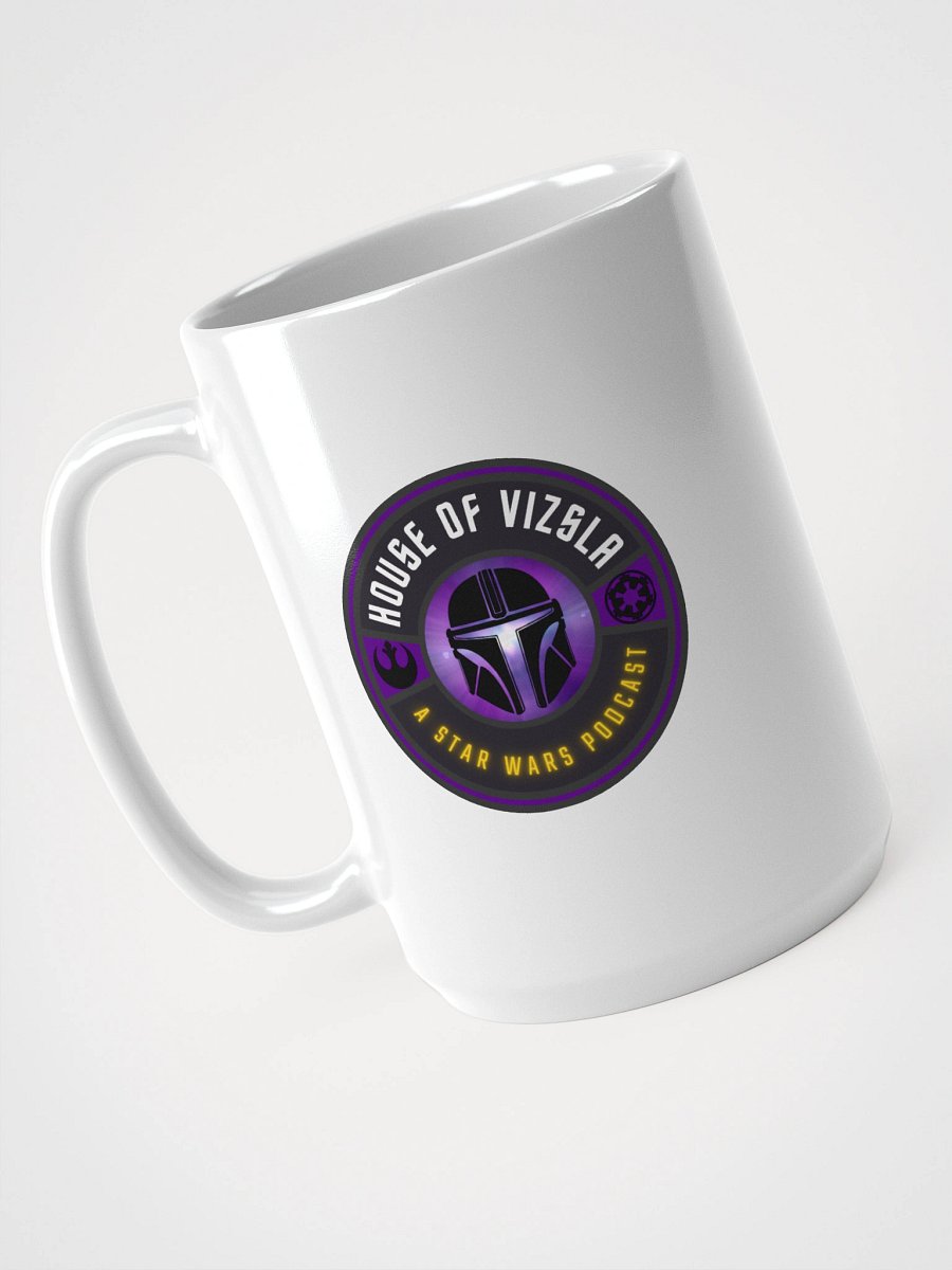 Mandalorian Helmet White Glossy Mug product image (3)