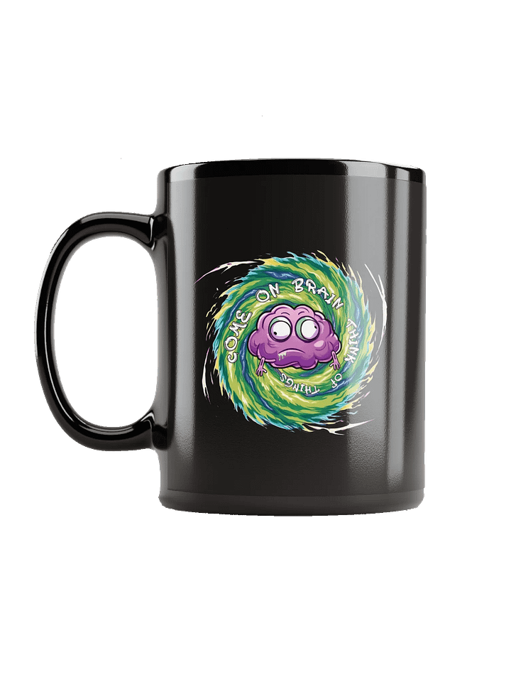 Think of Thinks Black Mug product image (2)
