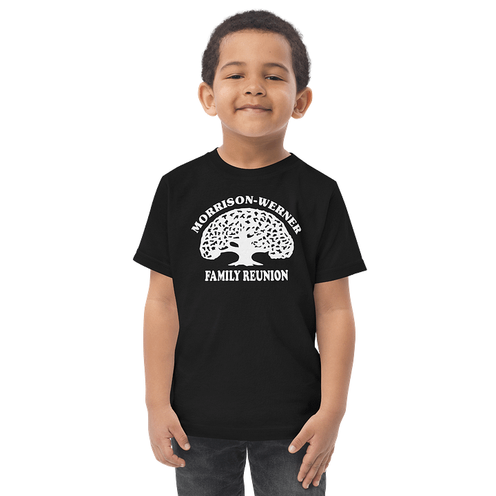"Morrison-Werner Family Tree" Toddler Jersey Tee (Dark) product image (1)