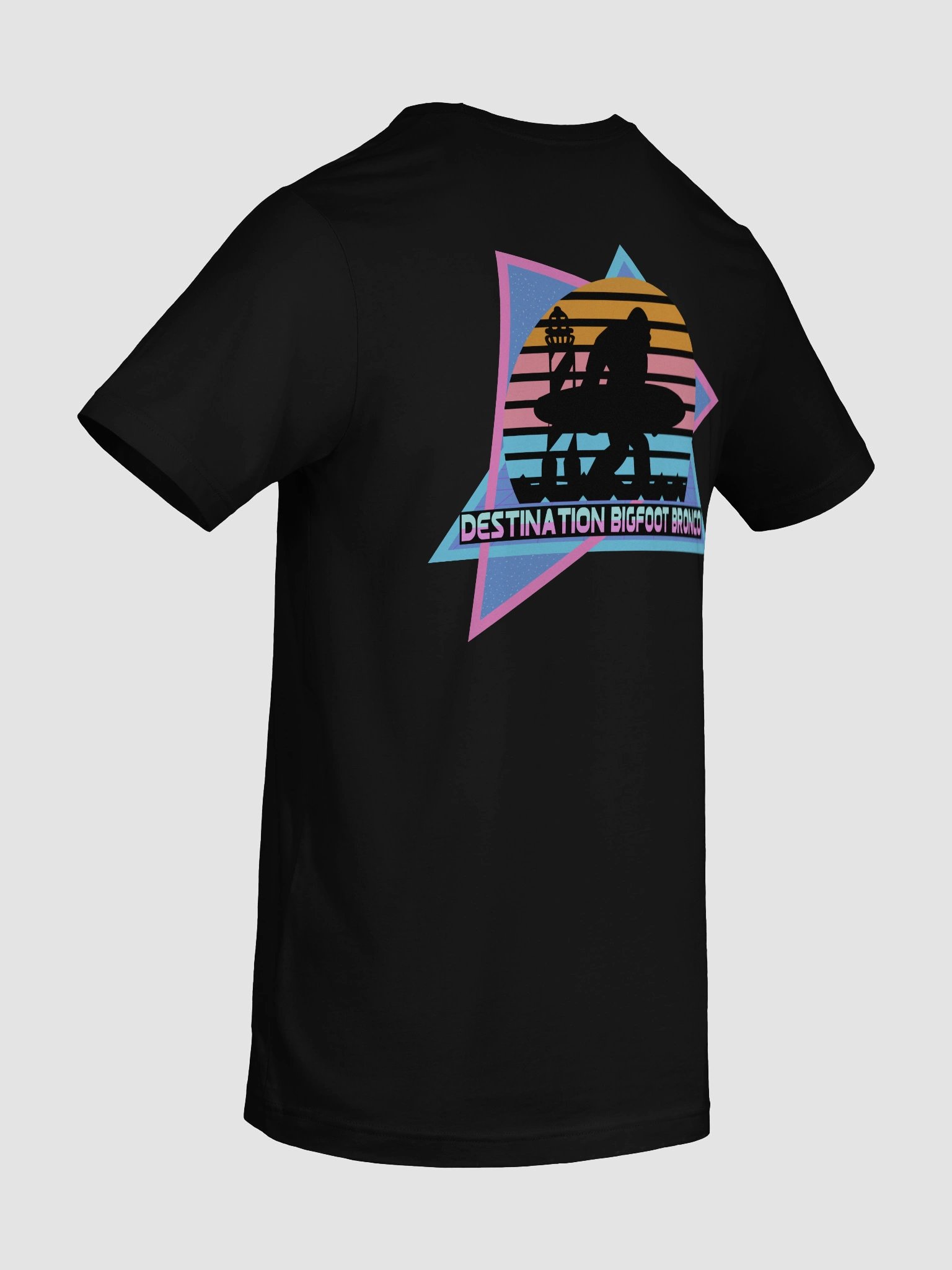 Destination Bigfoot Bronco Retro-Inspired T-Shirt (Black) product image (10)